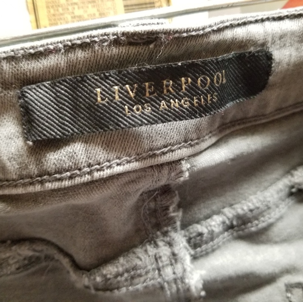 Liverpool Gray Skinny Jeans